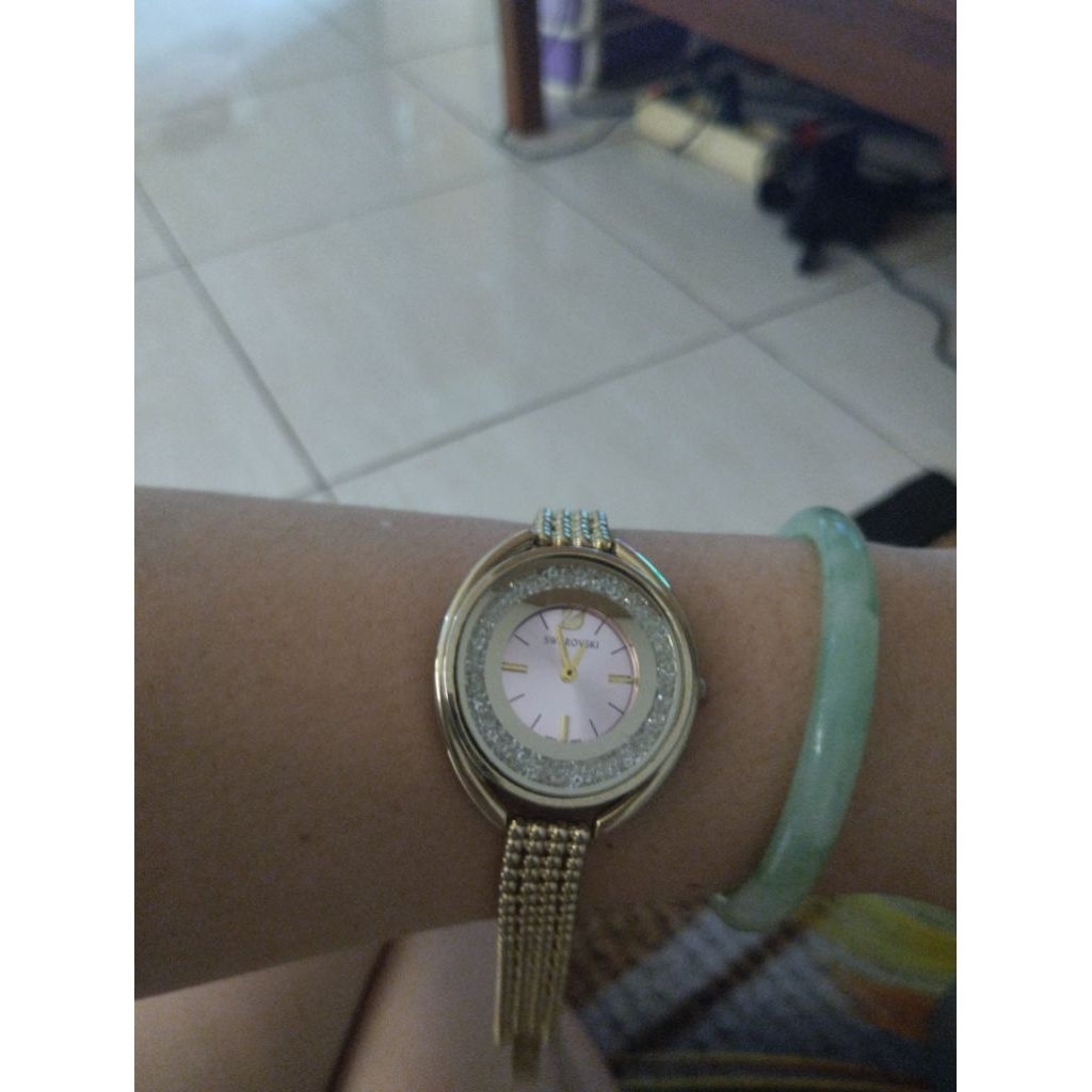preloved jam tangan Swarovski ori