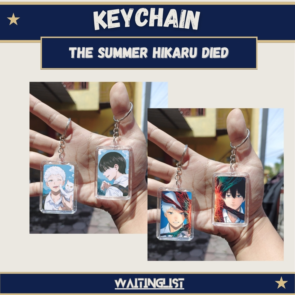 Keychain Gantungan Kunci Anime The Summer Hikaru Died- Hikaru- Yoshiki