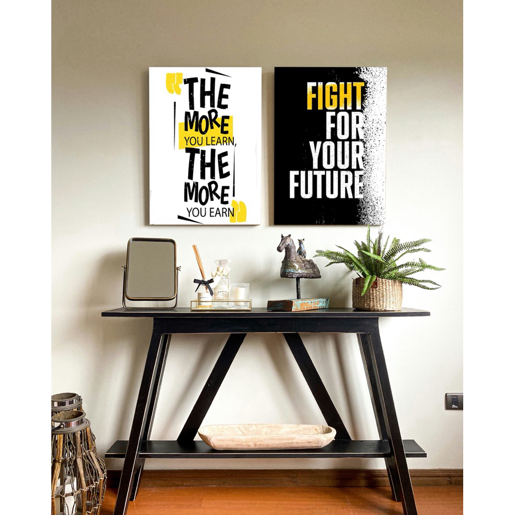 Hiasan Dekorasi Pajangan Dinding Ruangan Kerja Quotes Motivasi