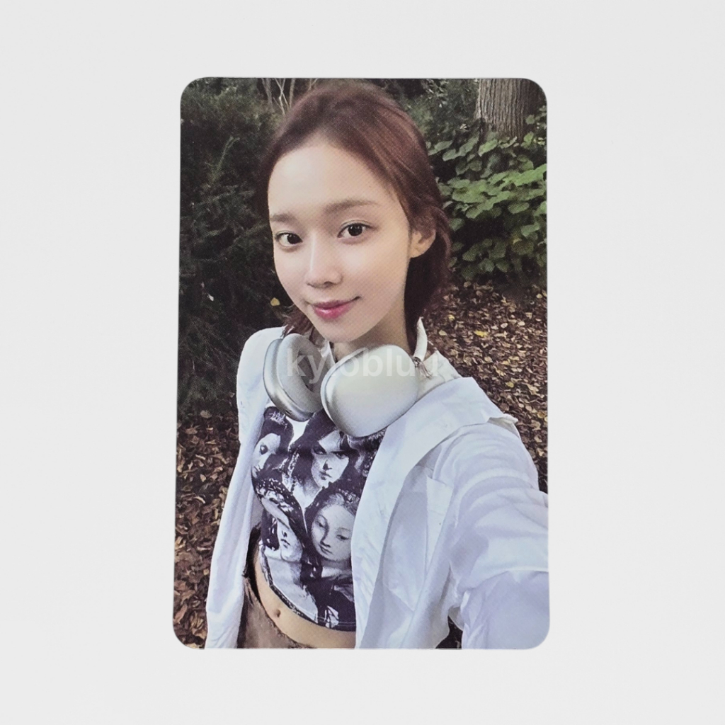[READY] PHOTOCARD PC OFFICIAL AESPA WINTER TC TRADING CARD CONCEPT KONSEP DRAMA VER B HEADPHONES