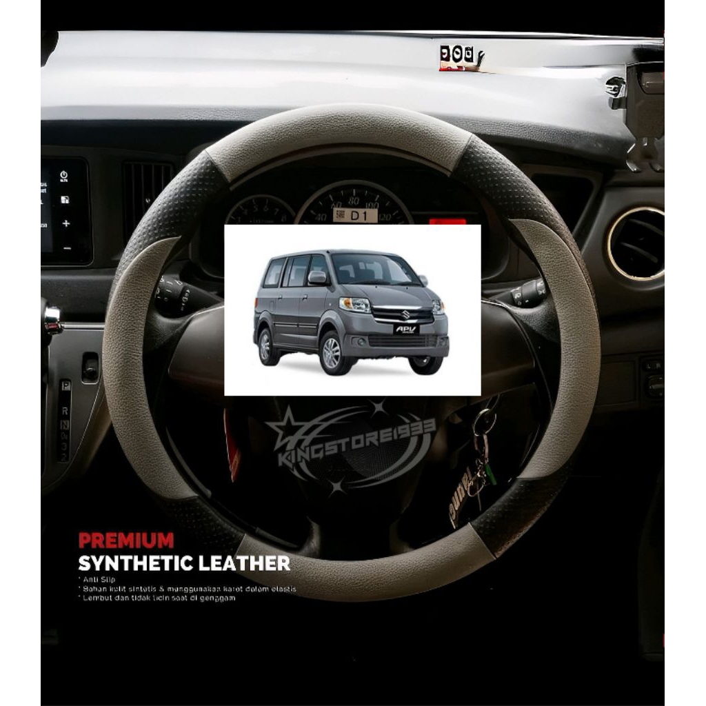 Cover setir bungkus setir mobil universal suzuki APV/APV luxury/APV ARENA anti slip