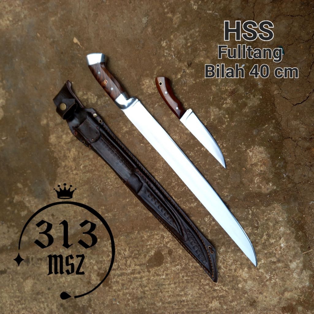 [HSS FULLTANG] 1 Set Pisau Sembelih Pisau Kurban Lebaran Premium