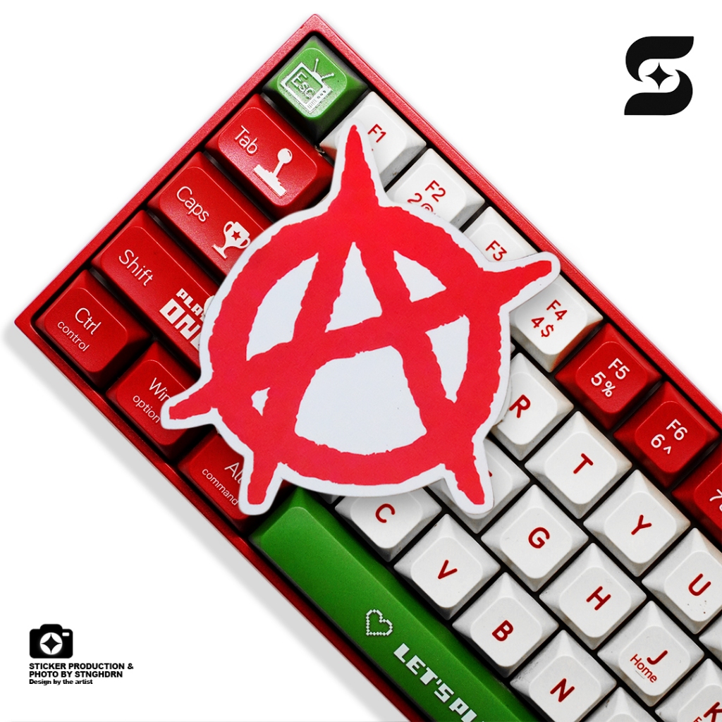 STICKER ANARCHY LOGO DESIGN