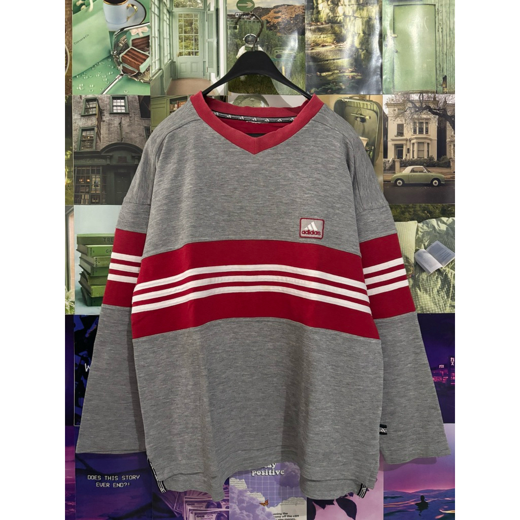 Adidas Vintage V-Neck Preloved