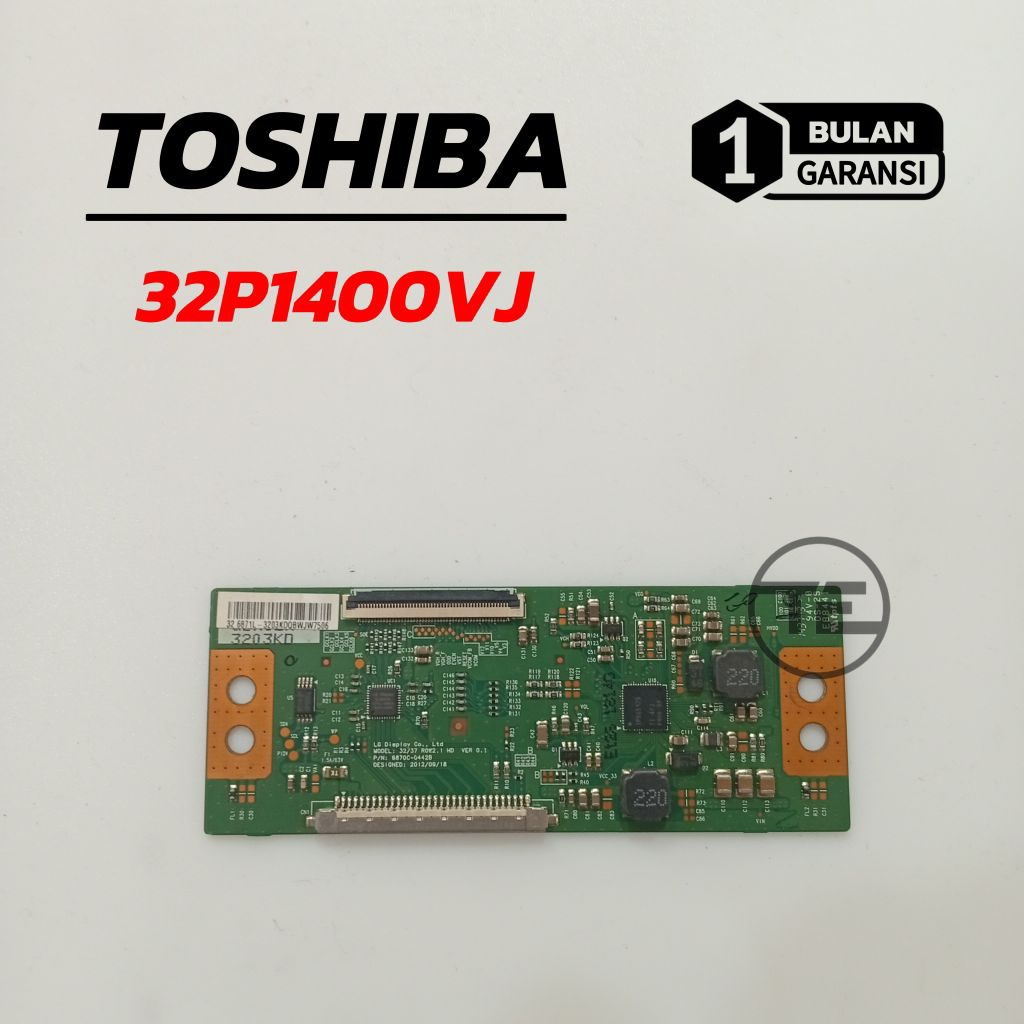 TCON TV TOSHIBA 32P1400VJ MESIN TV TICON TIKON TV