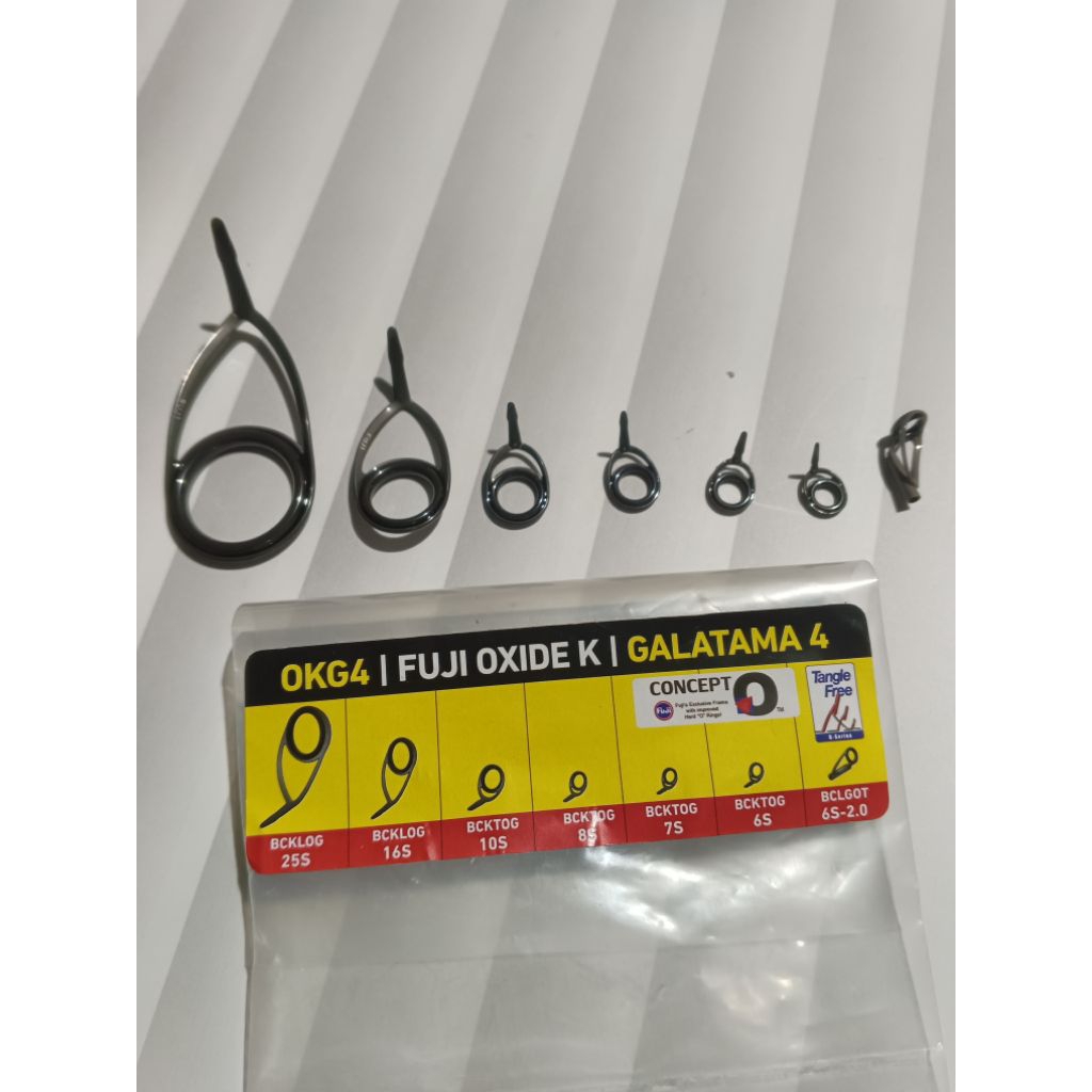 Ring Fuji BCKLOG - Hitam isi 7 Set Galatama