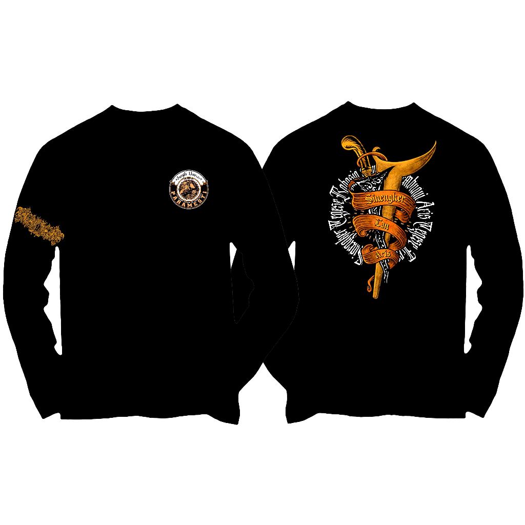 KAOS WAYANG KERIS JAWA KWARISAN KALIGRAFI KERIS JAWA LENGAN PENDEK PANJANG