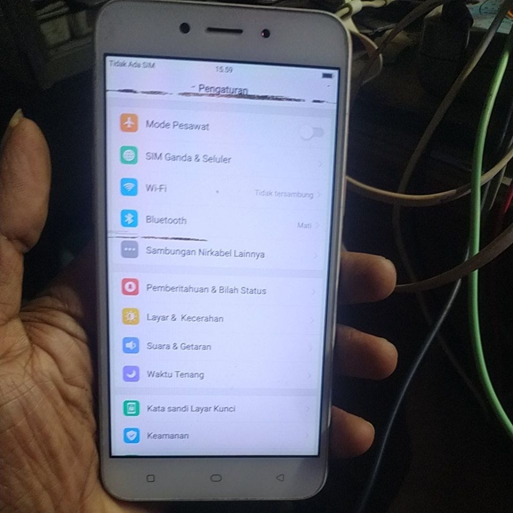 hp oppo a71 ram 2/16 minus nurmal cek deskripsi