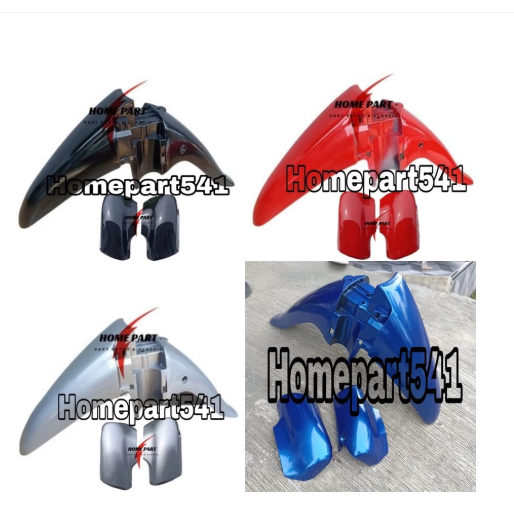 SPAKBOR DEPAN SUPRA X LAMA SLEBOR SUPRA FIT LAMA HITAM METALIK  BAHAN TEBAL STANDAR ORIGINAL