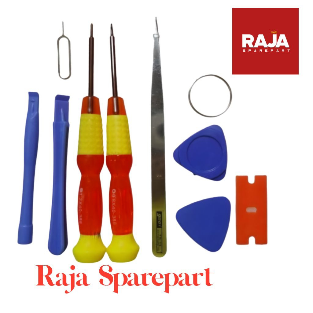 ALAT SERVIS HP10 IN l OBENG SET LENGKAP 10 IN TERMURAH ORI