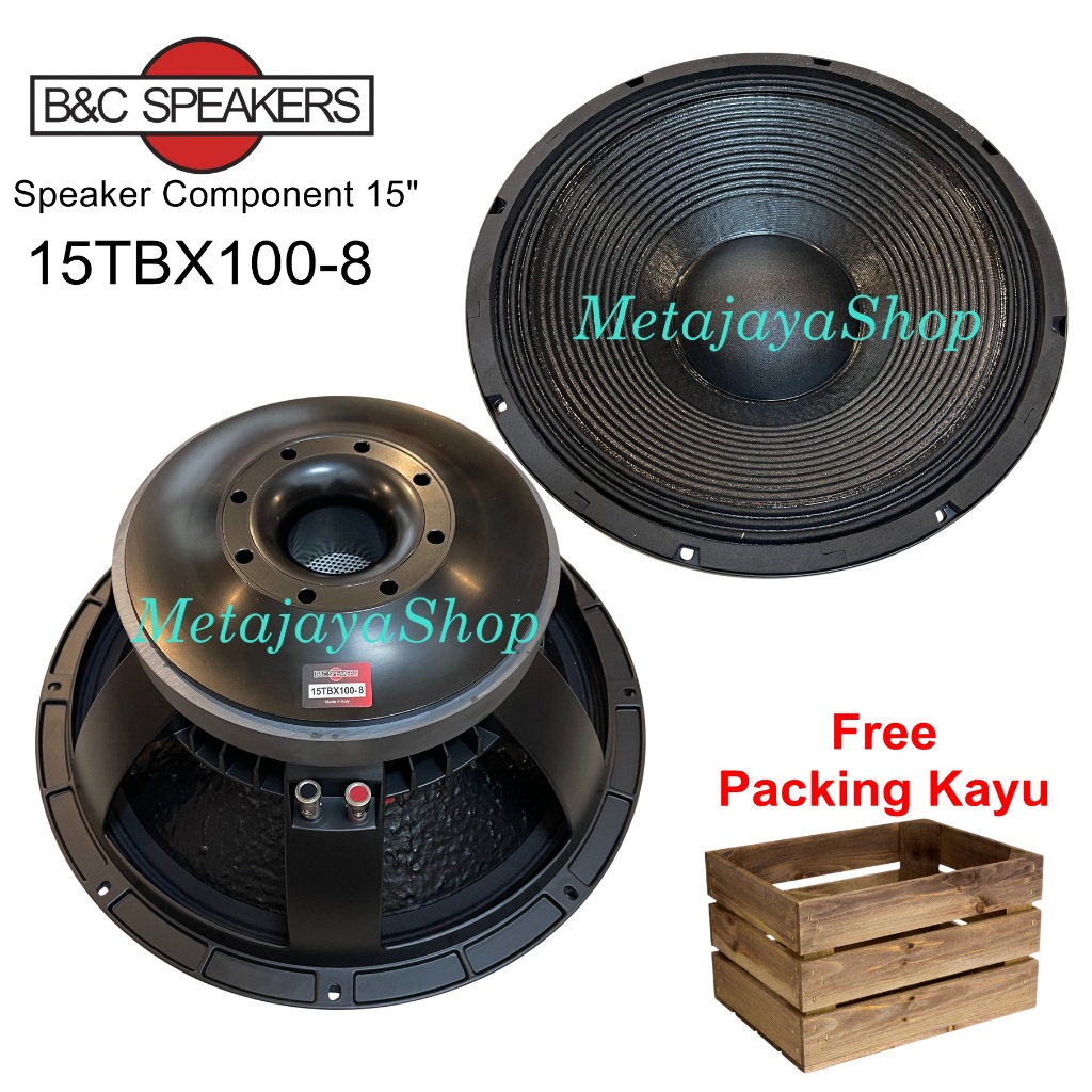 Speaker Komponen BNC 15TBX100-8 Speaker Component 15" B&C