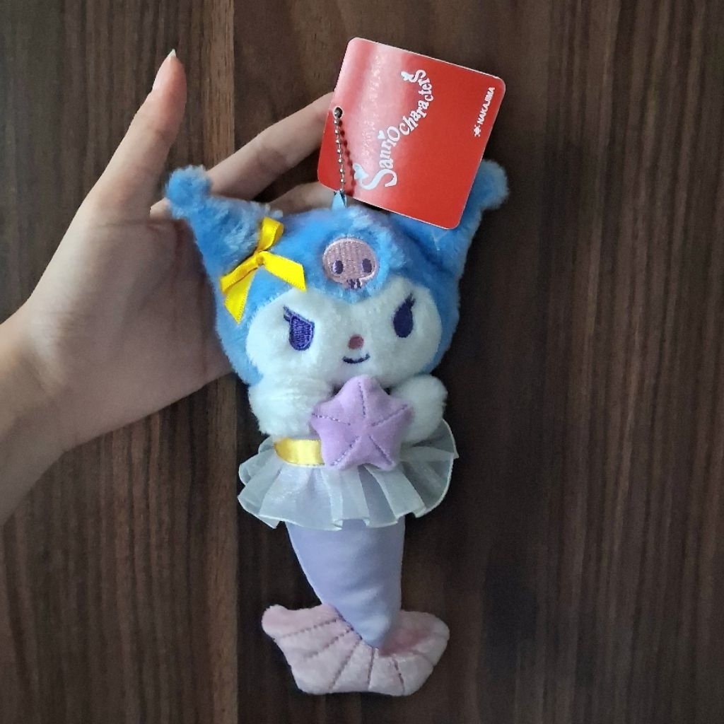 Bagcharm Gantungan Tas Boneka Kuromi Sanrio Characters Brand Nakajima Jepang
