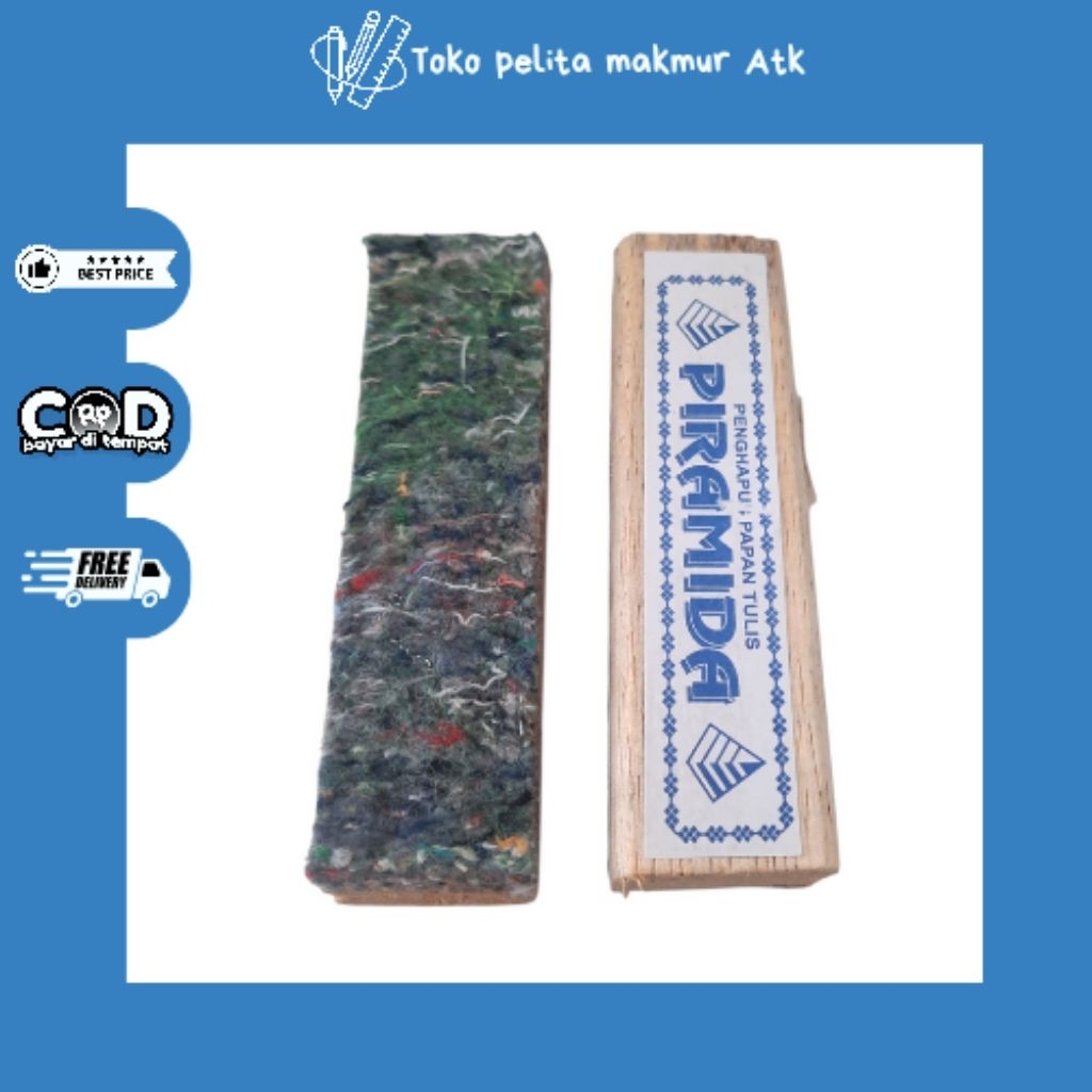PENGHAPUS PAPAN TULIS KAPUR PIRAMIDA