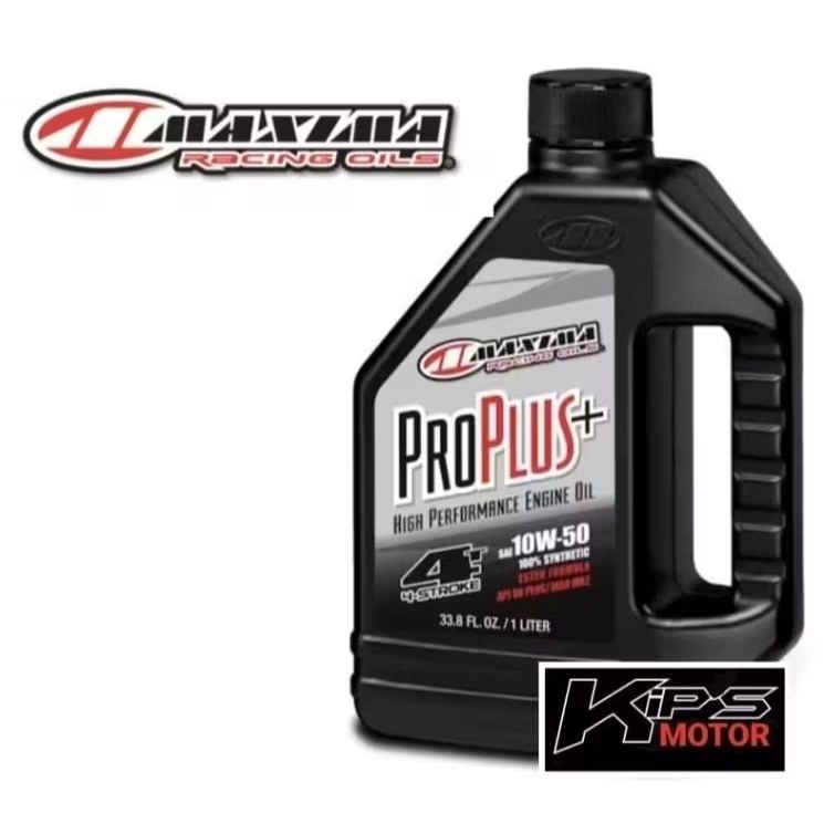 oli mesin Maxima PRO PLUS + SAE 10w - 50 10w-50 Full Synthetic oil