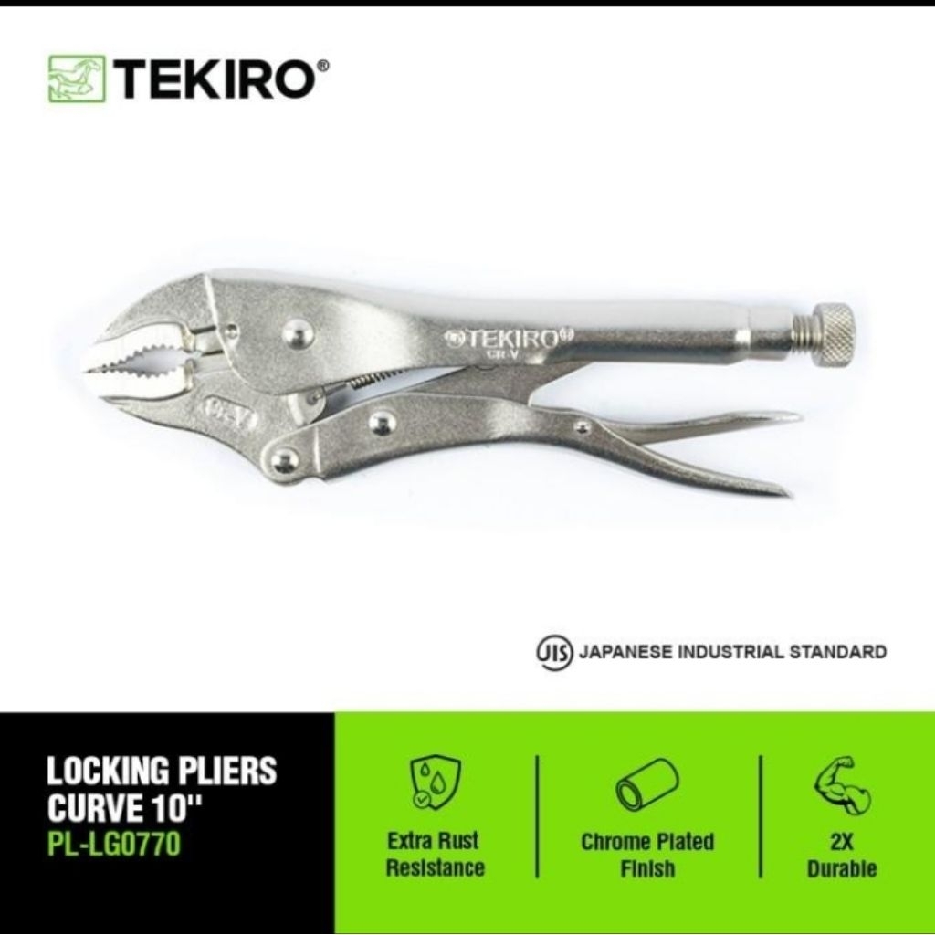 Tekiro tang buaya 10" - Tang stel - Locking pliers