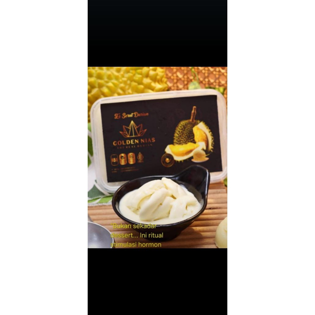 Es Serut durian asli kemasan300gr