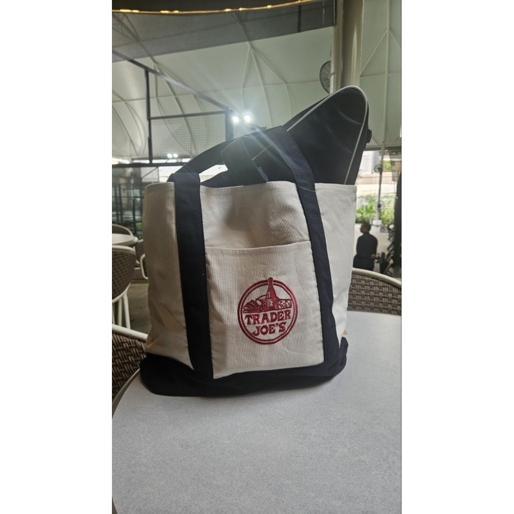 Trader Joe Canvas Bag Tote
