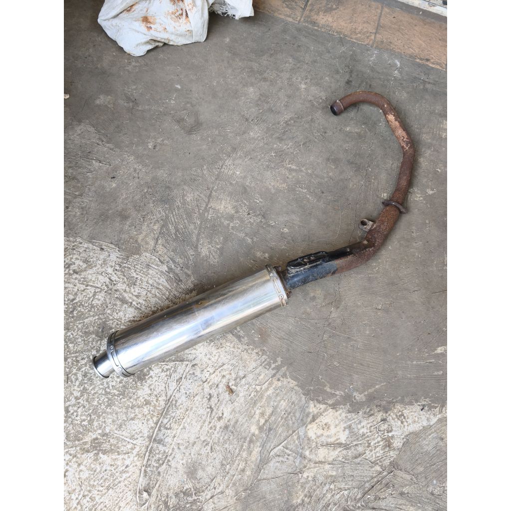 knalpot Honda CBR 150R old lama PNP Minerva 150 lama, leher header original ori
