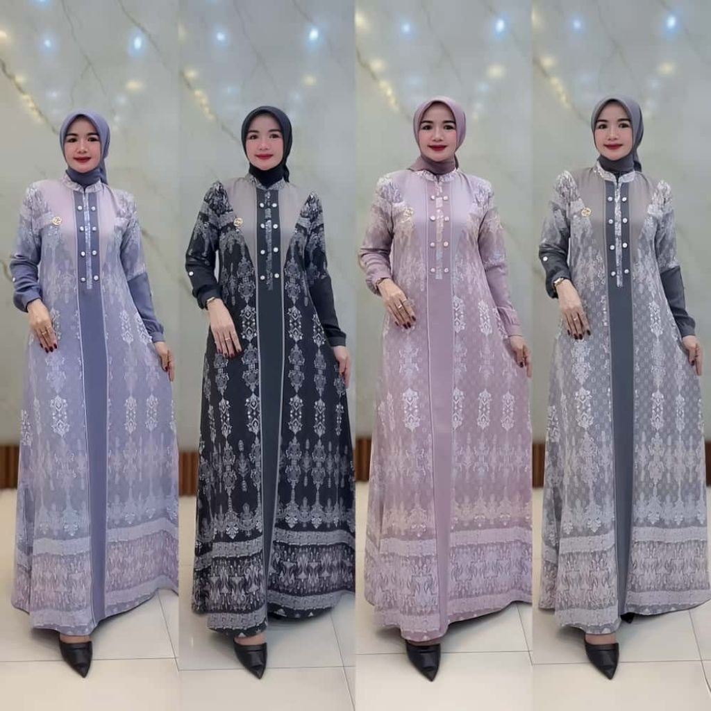 ELVARA DRESS-ZAHRA ORI- GAMIS MEWAH-GAMIS SIMPLE DAN ELEGAN