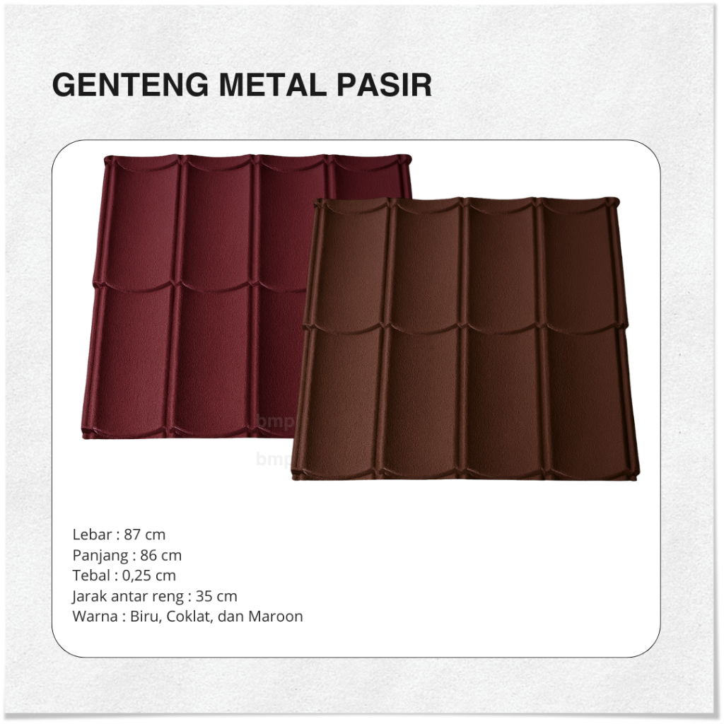 GENTENG PASIR / ATAP PASIR