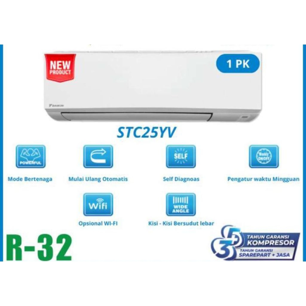 AC Daikin (STC-INDONESIA) tipe STC25YV 1 PK