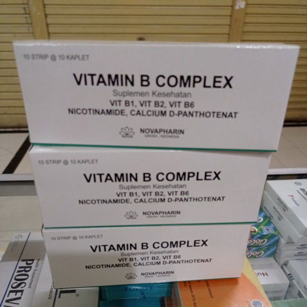 Vitamin B Complek untuk memenuhi kebutuhan vitamin B Complek