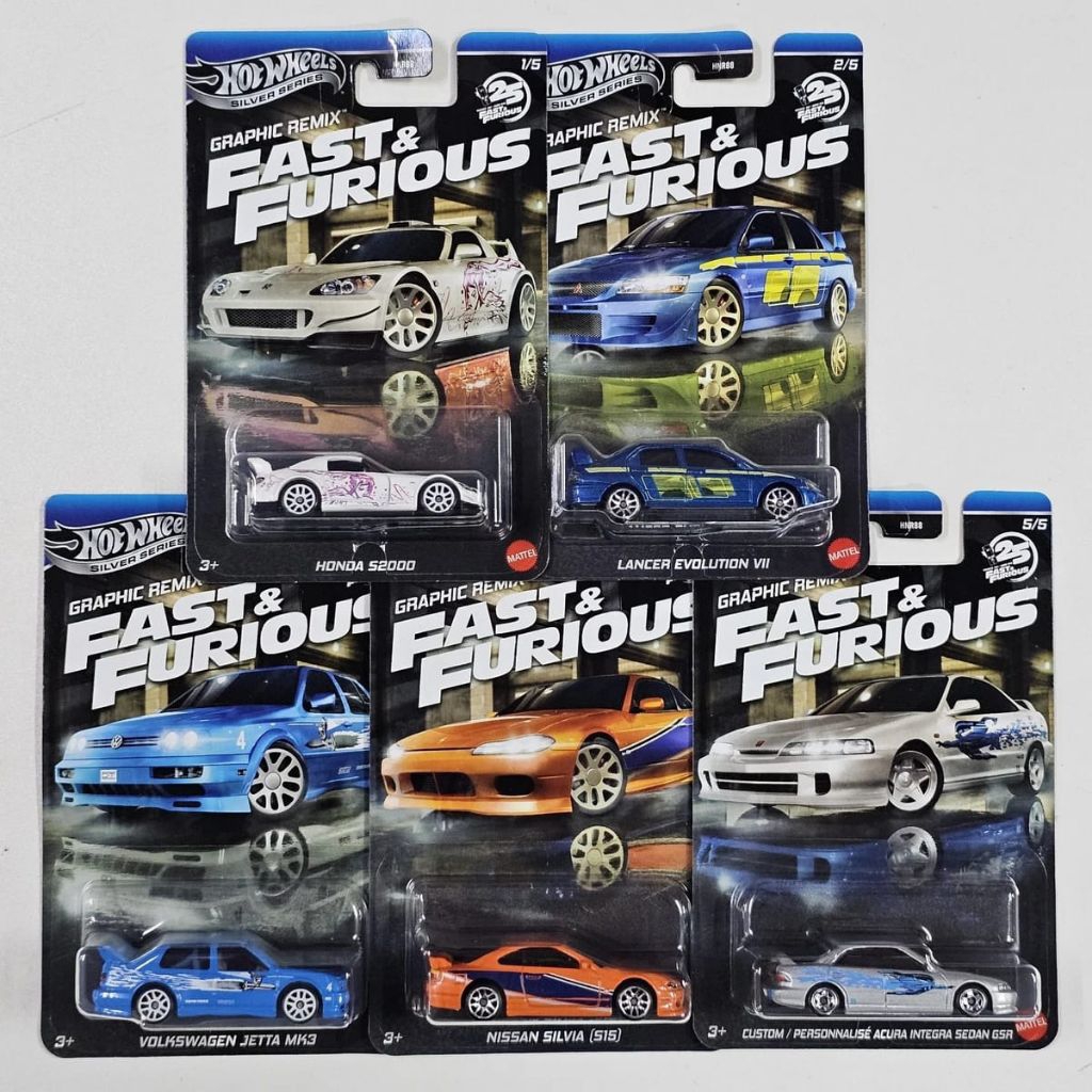 HOT WHEELS 2025 FAST & FURIOUS GRAPHIC REMIX(FREE EXTRA BOX)