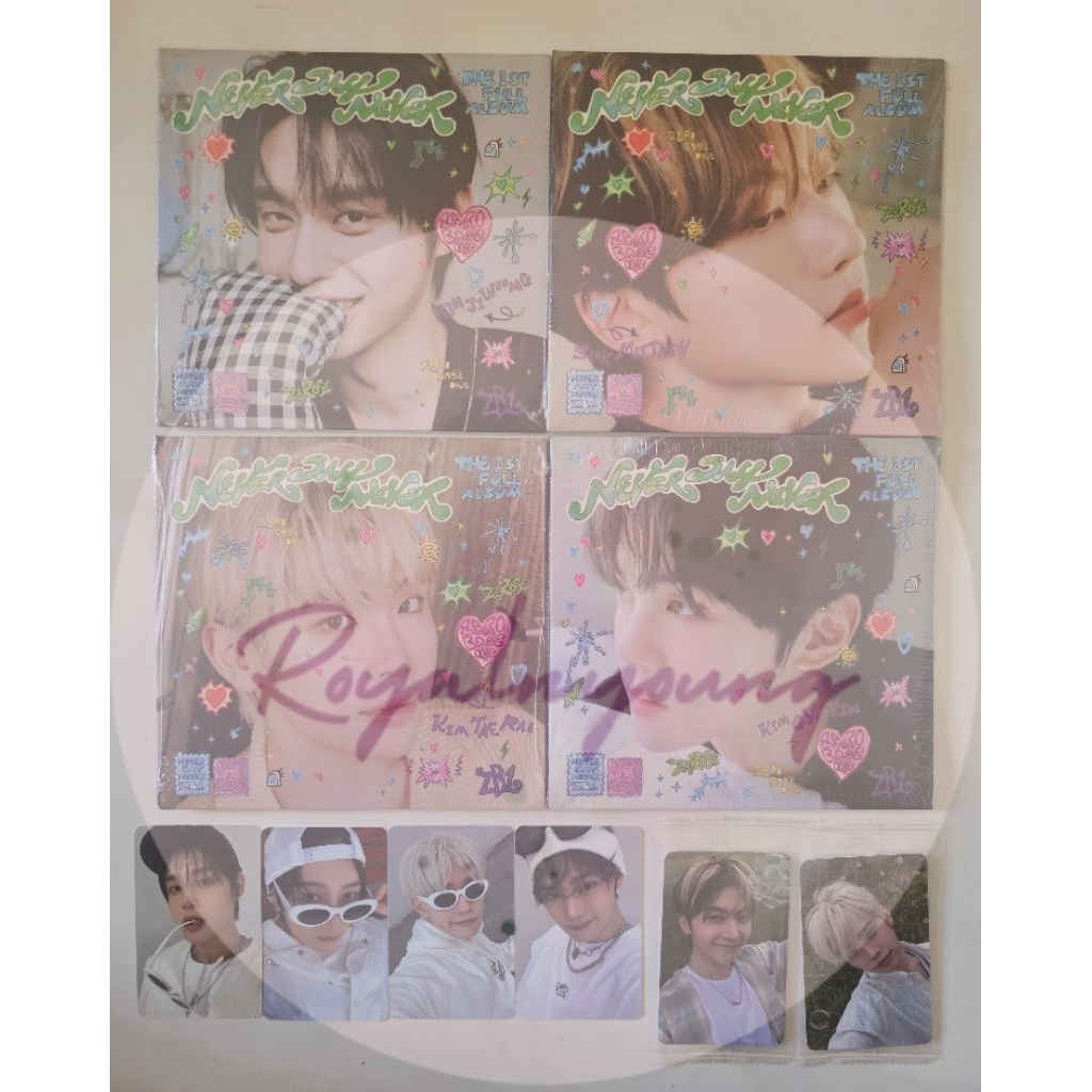 Album ZB1 ZEROBASEONE - NEVER SAY NEVER (DIGIPACK ver.) × Apple Music / Ktown4u Jiwoong Matthew Taer