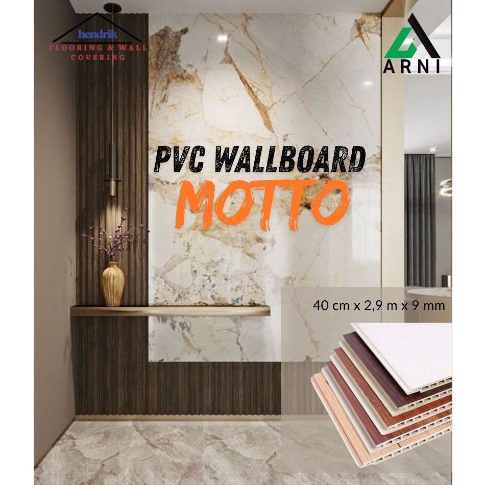 WALLBOARD MOTTO MOTIF MARMER