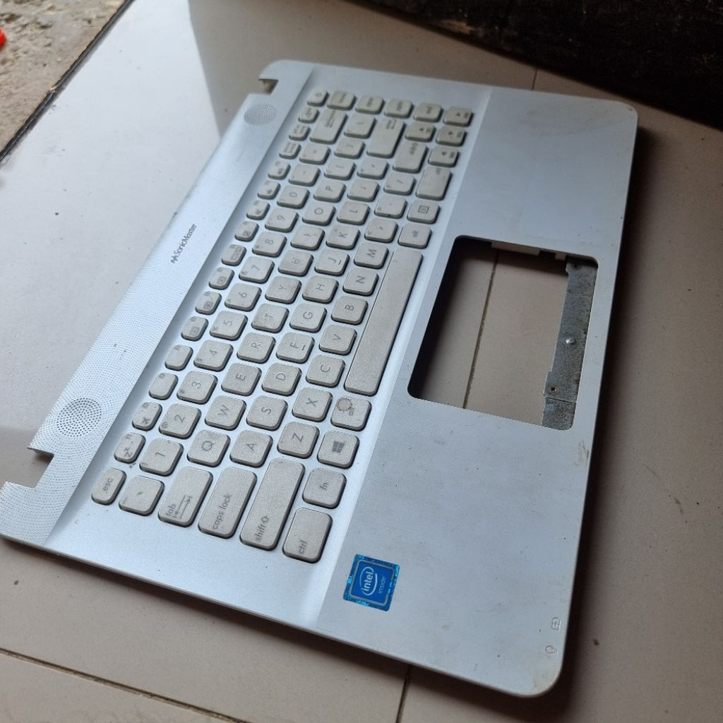 jual cepat Keyboard 1Set plus kesing bawah leptop / notebook Asus X441N ORI normal siap rakit normal