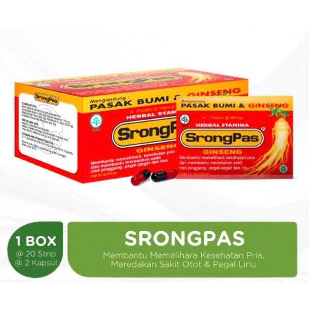SRONGPAS kapsul pasak bumi ginseng