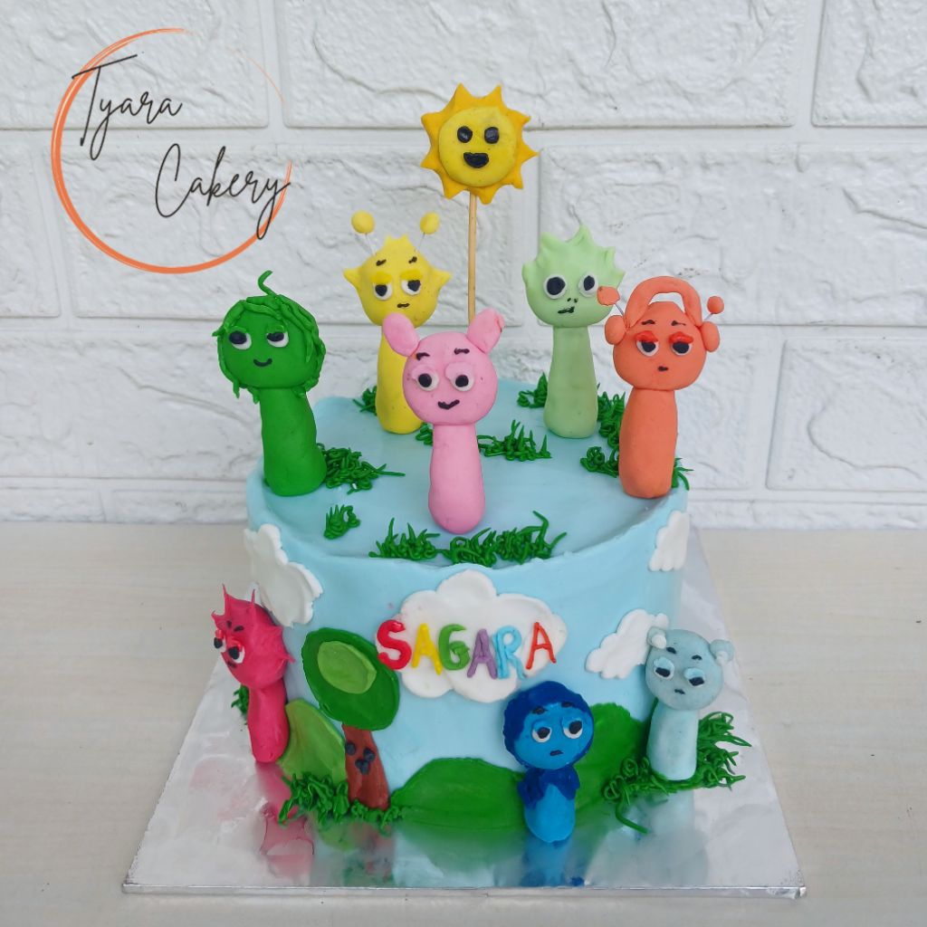 Cake Sprunki | Kue Ulang Tahun Sprunki | Custom Cake Bandung