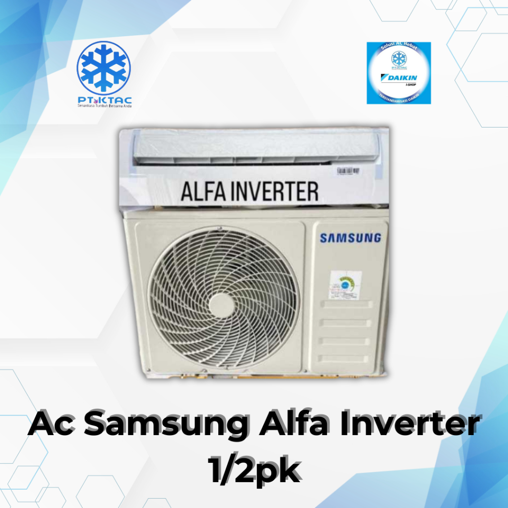 AC SAMSUNG ALFA INVERTER 1/2PK (AR05AYHLAWKNSE)