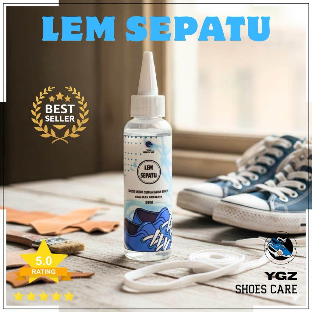 YGZ SHOES CARE Lem Sepatu & Sandal Premium Kualitas Terjamin Daya Rekat Kuat &Tahan Lama