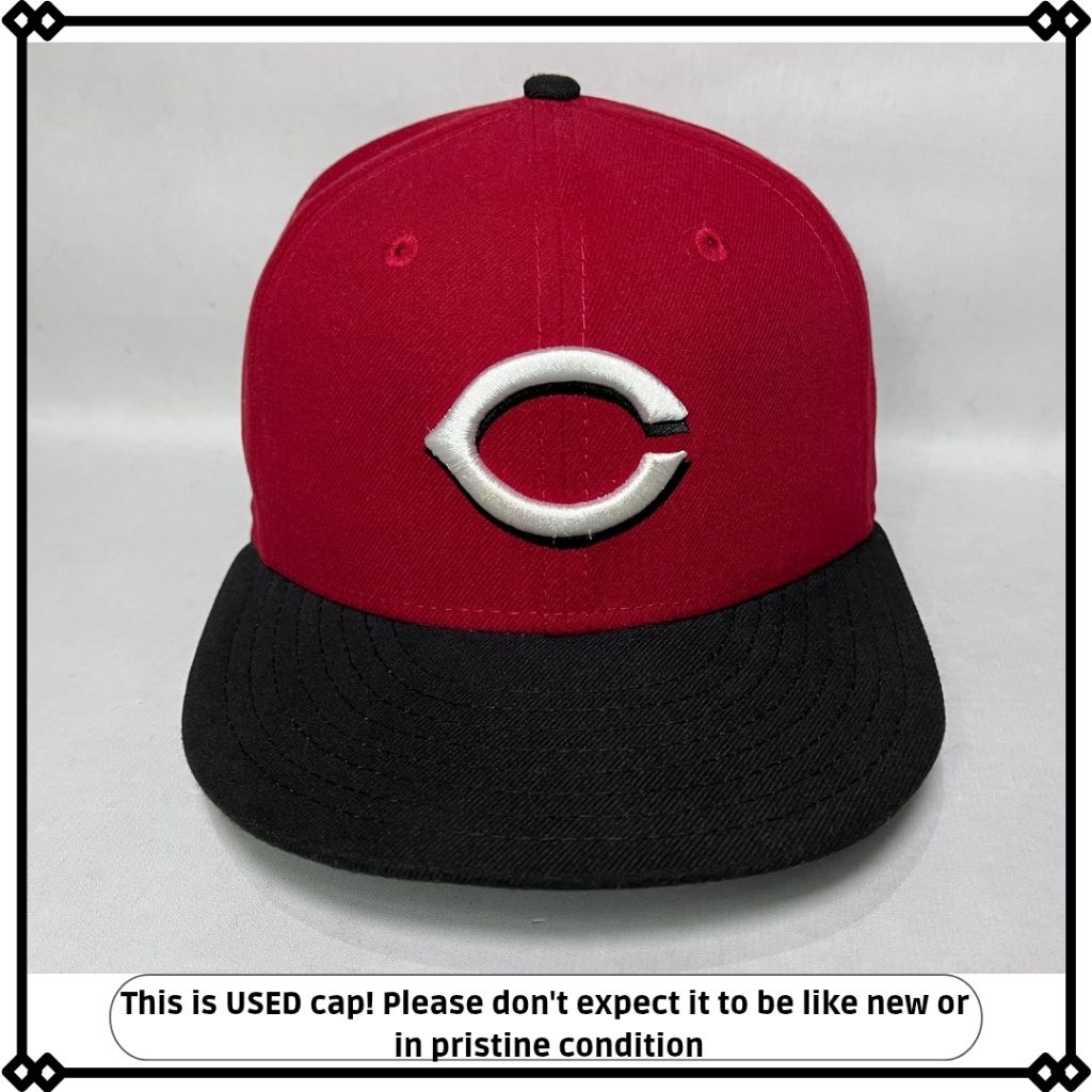 topi newera onfield cap MLB Cicinnati Reds Fitted original second 7 1/4