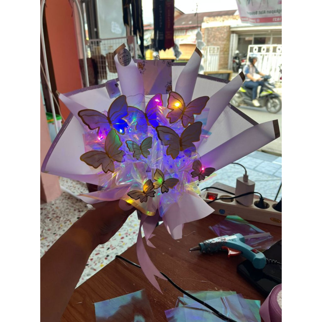 buket kupu-kupu/buket murah/buket medan