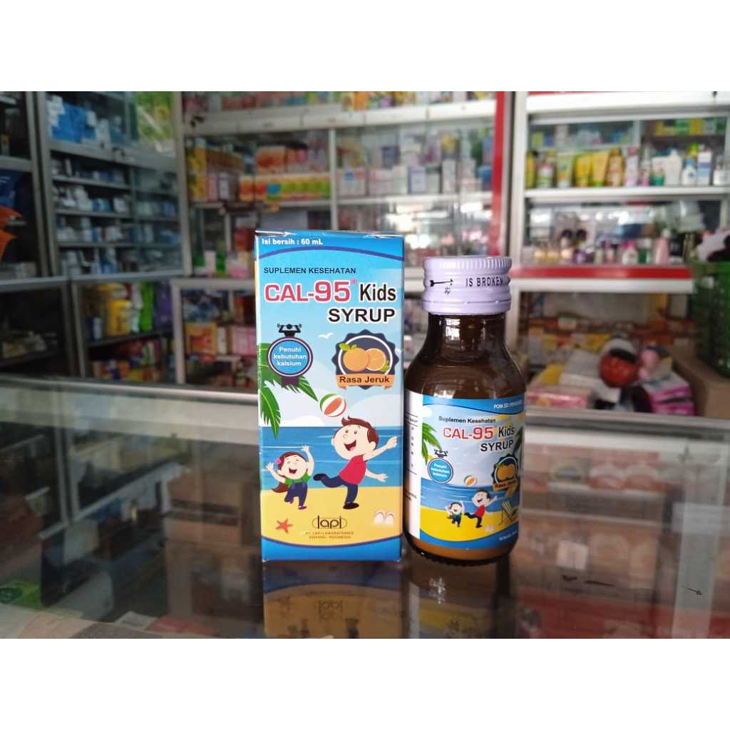 CAL-95 KIDS SIRUP KALSIUM ANAK RASA JERUK 60ML