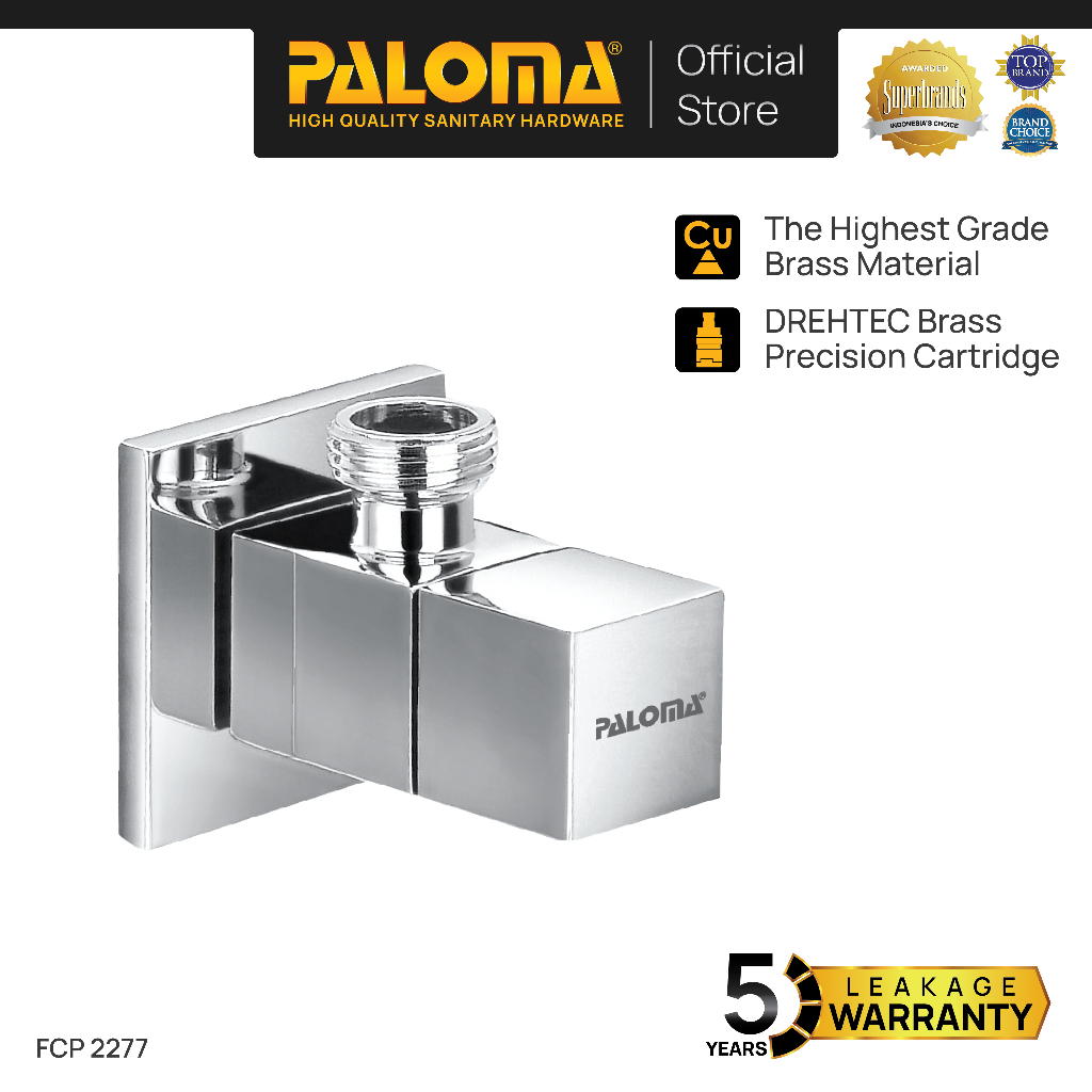 PALOMA FCP 2277 Keran Stop Cabang Keran Toilet Keran WC Keran Jet Shower Wall Tembok Keran Water Air