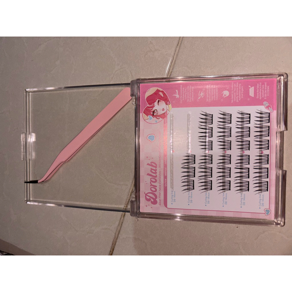 (BOOKED) Dorolab Tinman + Tweezer (bulu mata tanpa lem)