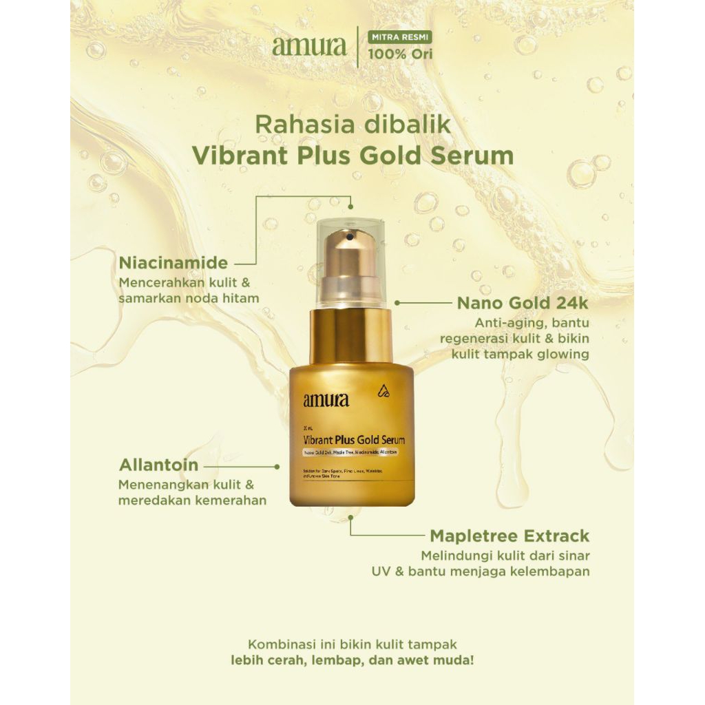 amura serum gold khusus menghilangkan flek hitam