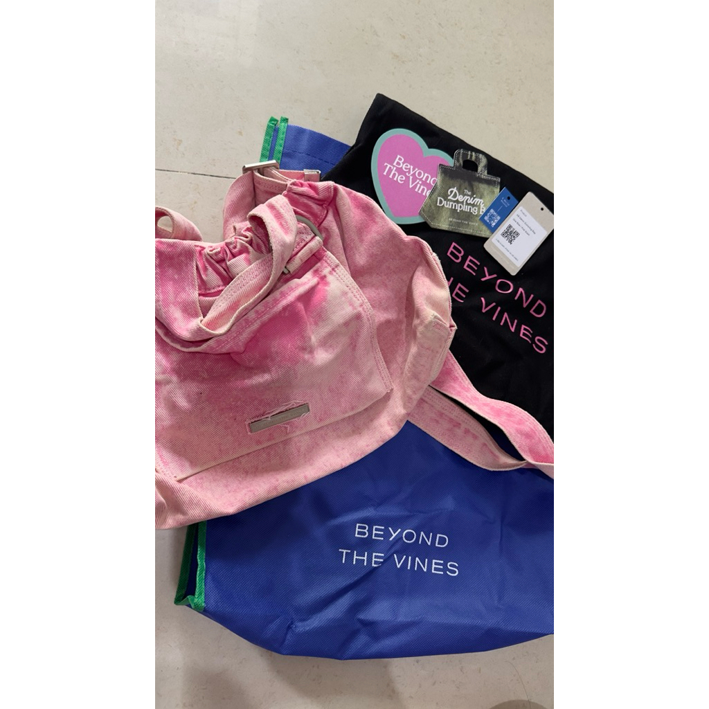 BTV Denim Dumpling Bag Small