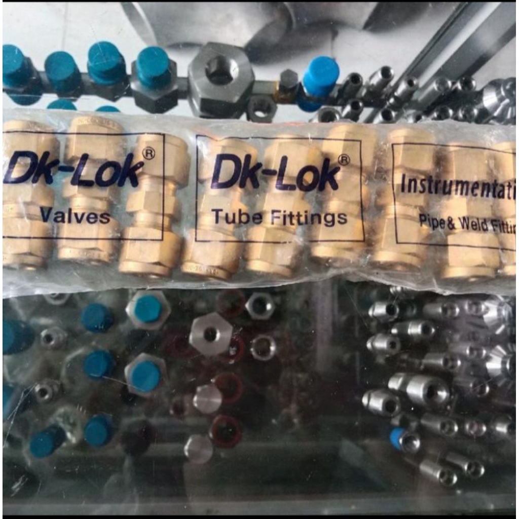 Union Connector 3/8" OD SS316 Brass Kuningan DK-LOK