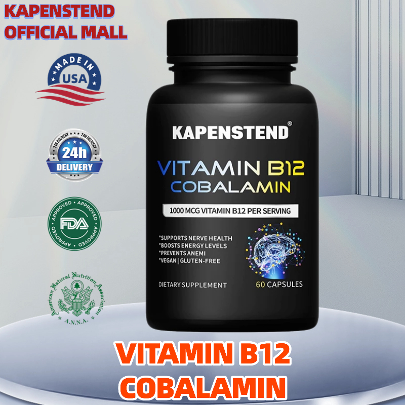 KAPENSTEND VITAMIN B12COBALAMIN 1000 MCG VITAMIN B12 PER SERVING "SUPPORTS NERVE HEALTHBOOSTSENERGYL