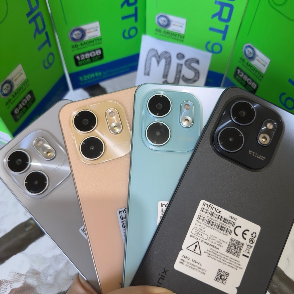 INFINIX SMART 9 RAM 4/128GB FULLSET SECOND