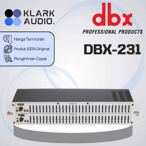 DBX 231 / DBX231 Equalizer 2X31 Band ORIGINAL