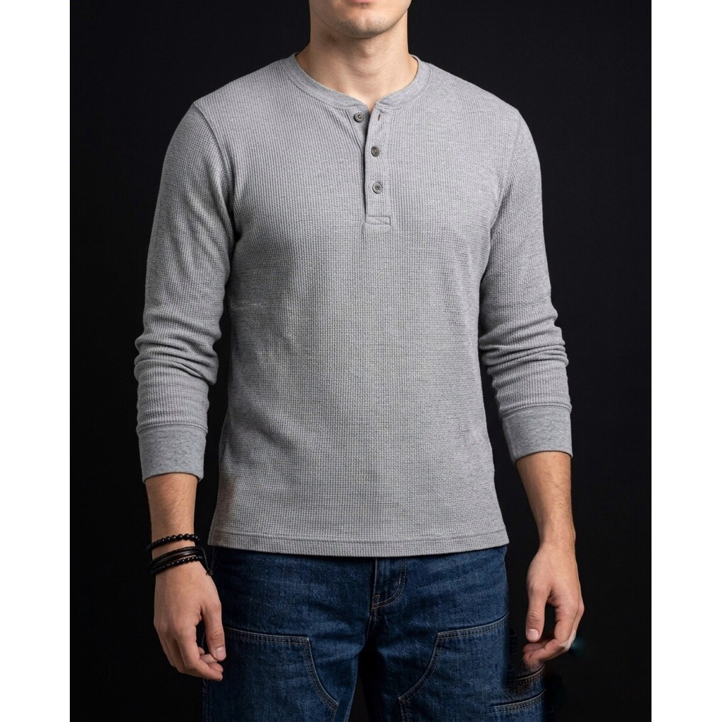 HENLEY BY UNIQLO WITH GREY COLOR