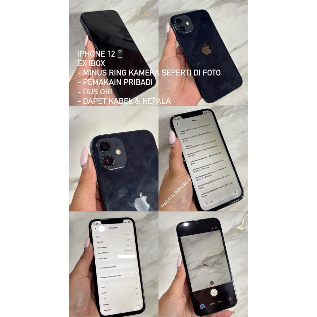 IPHONE 12 SECOND EX IBOX