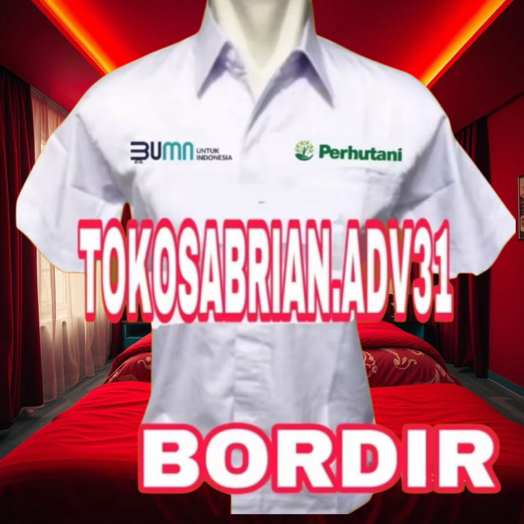 KEMEJA PERHUTANI BUMN BAJU PERHUTANI SERAGAM BUMN PERHUTANI