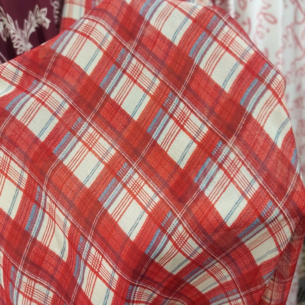 kain sifon ceruti premium  - kain sifon ceruti motif  - kain sifon ceruti meteran