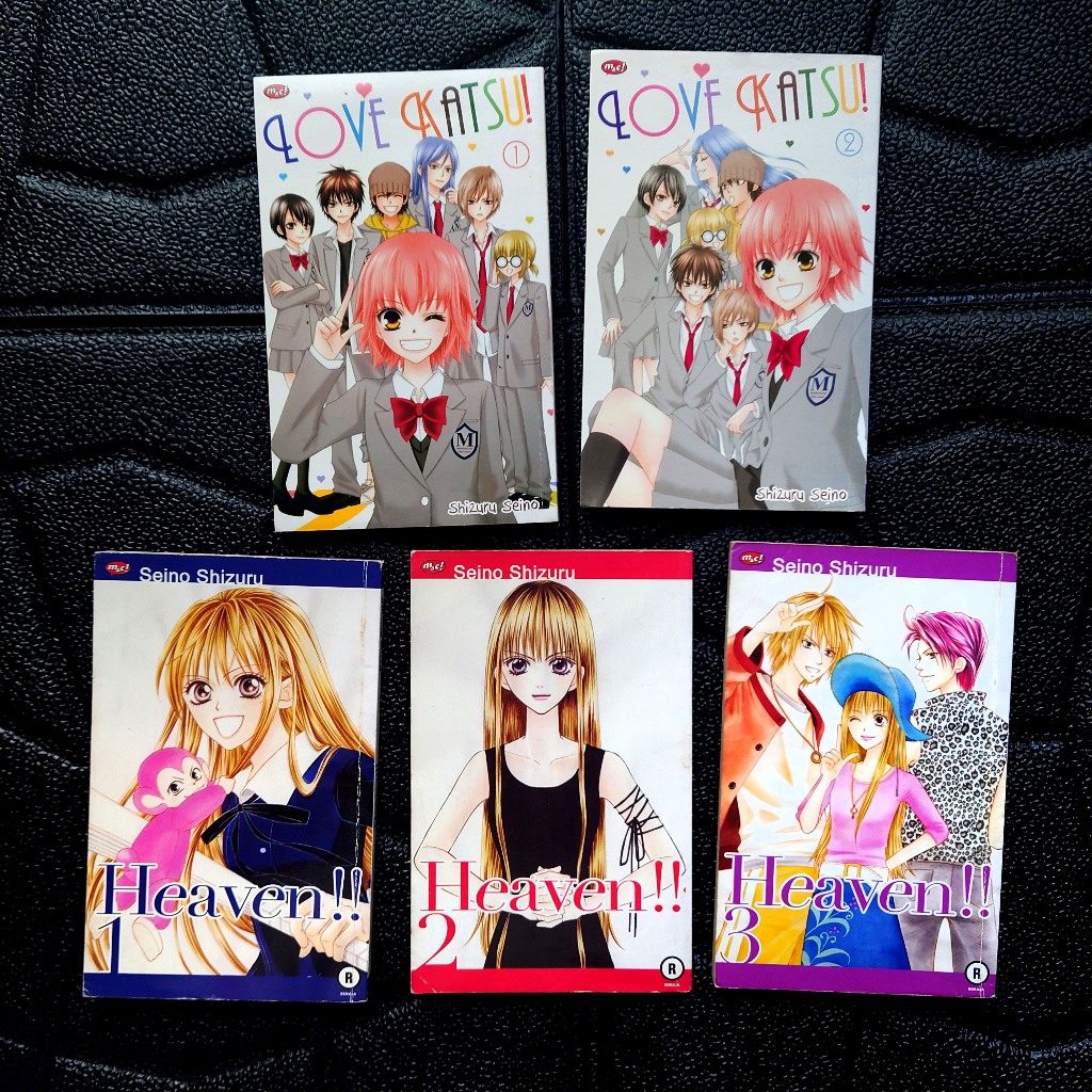 [Paket] Komik Love Katsu SET + Komik Heaven SET By Shizuru Seino GRATIS ONESHOT